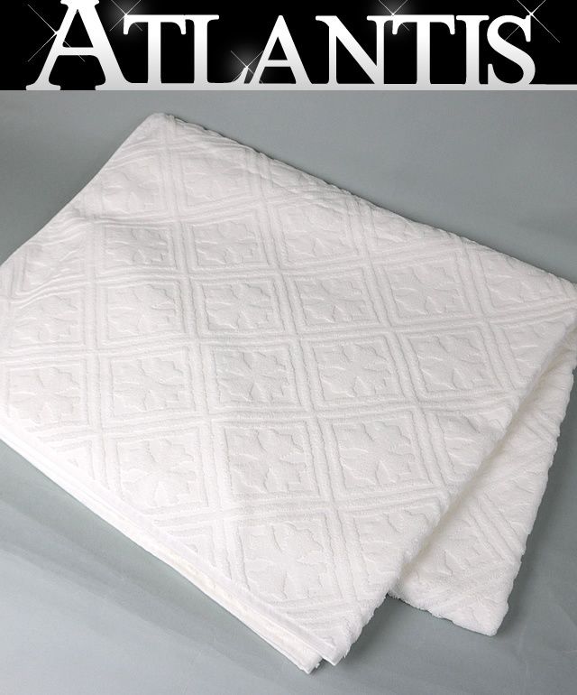 CHROME HEARTS 銀座店 クロムハーツ 新品 大判 CHプラス柄 ビーチタオル ユニセックス インテリア ギフト 白 103352