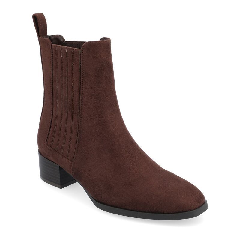 ジュルネ コレクション レディース シューズ ブーツ・レインブーツ アンクル Journee Collection Wrenley Tru Comfort Foam Womens Ankle Boots Brown ブラウン