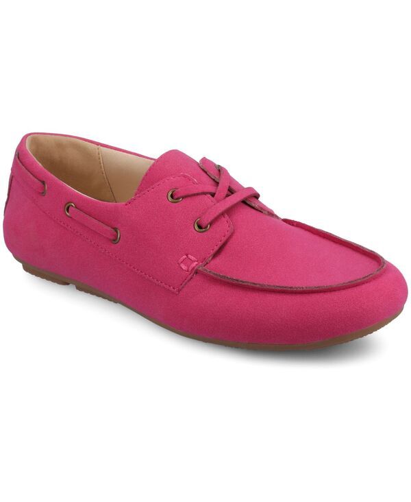 ジュルネ コレクション レディース シューズ スリッポン・ローファー Journee Collection Womens Naomi Slip On Round Toe Loafers Hot Pink ピンク