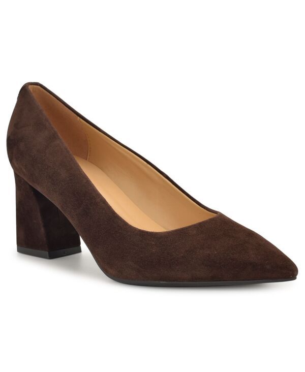 ナインウェスト レディース シューズ パンプス Nine West Womens Kalore 9X9 SlipOn Dress Pumps Dark Brown Suede ブラウン