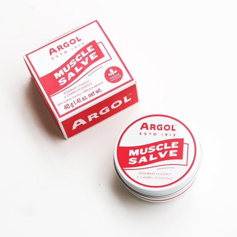 【新品】【1点販売】ARGOL[アルゴール]マッスルサルヴ 40g (ボディバーム)[ボディケア マッサージ 筋肉ケア 天然ハーブ 精油 ...