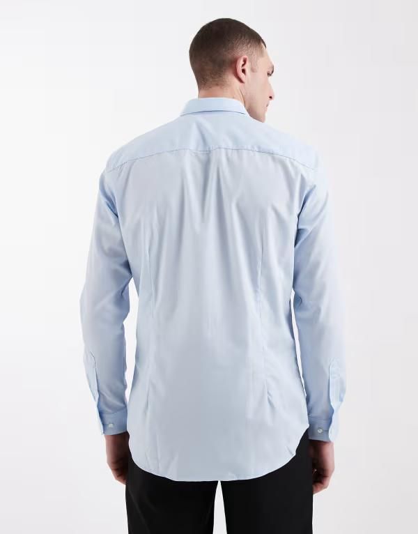 ジャック アンド ジョーンズ メンズ トップス シャツ スリムフィット Jack Joneslim fit dresshirt Cashmere Blue ブルー ジャック アンド ジョーンズ メンズ トップス シャツ スリムフィット Jack Joneslim fit dresshirt Cashmere Blue ブルー