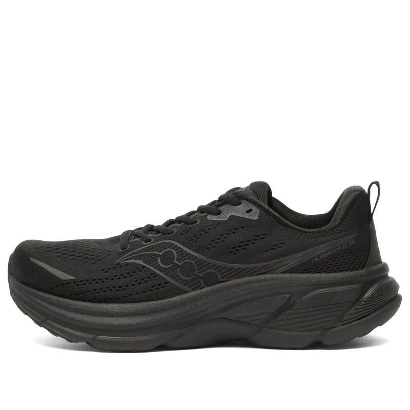 サッカニー メンズ シューズ スニーカー Saucony Hurricane 25 Sneaker Triple Black ブラック