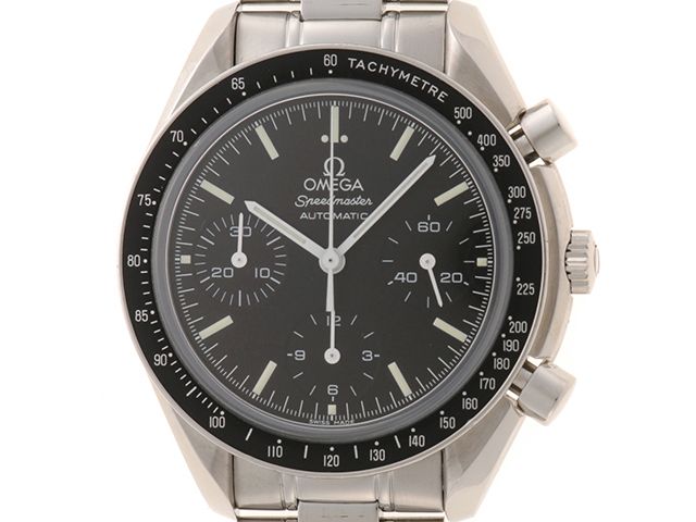 OMEGA オメガ ウォッチ スピードマスター オートマティック 時計 3539.50 腕時計 ステンレススチール ブラック 自動巻き ブラック文字盤 メンズ【中古】436