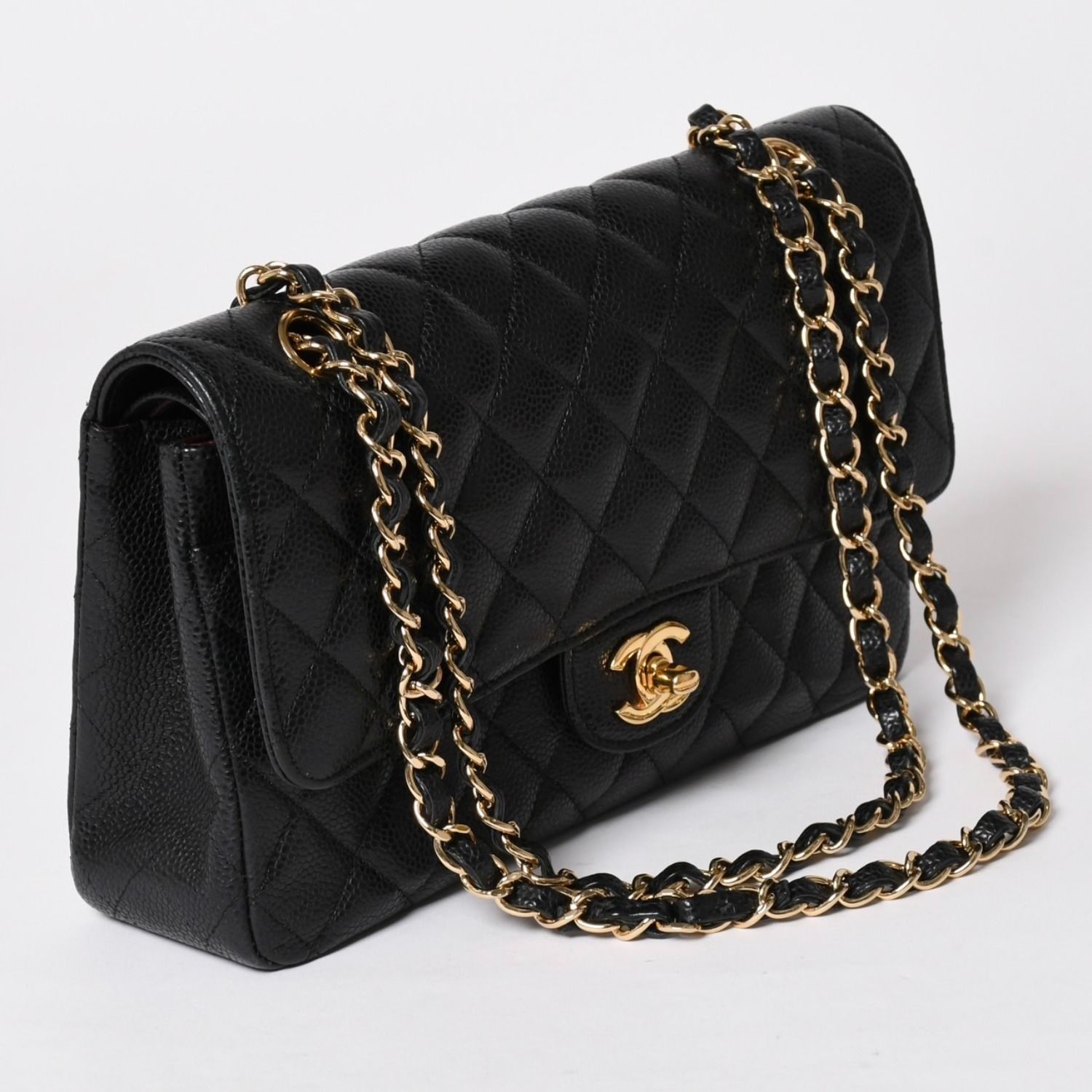 極美品 CHANEL シャネル マトラッセ25 Wフラップ Wチェーンショルダー 