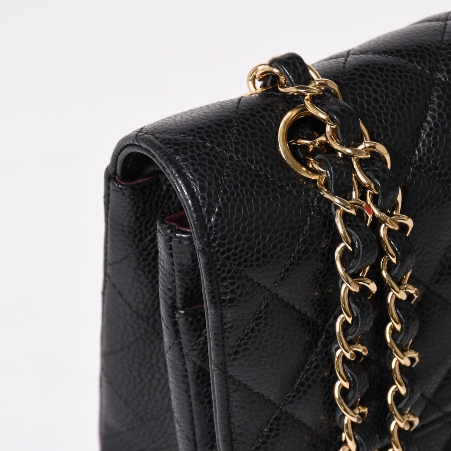 極美品 CHANEL シャネル マトラッセ25 Wフラップ Wチェーンショルダー 