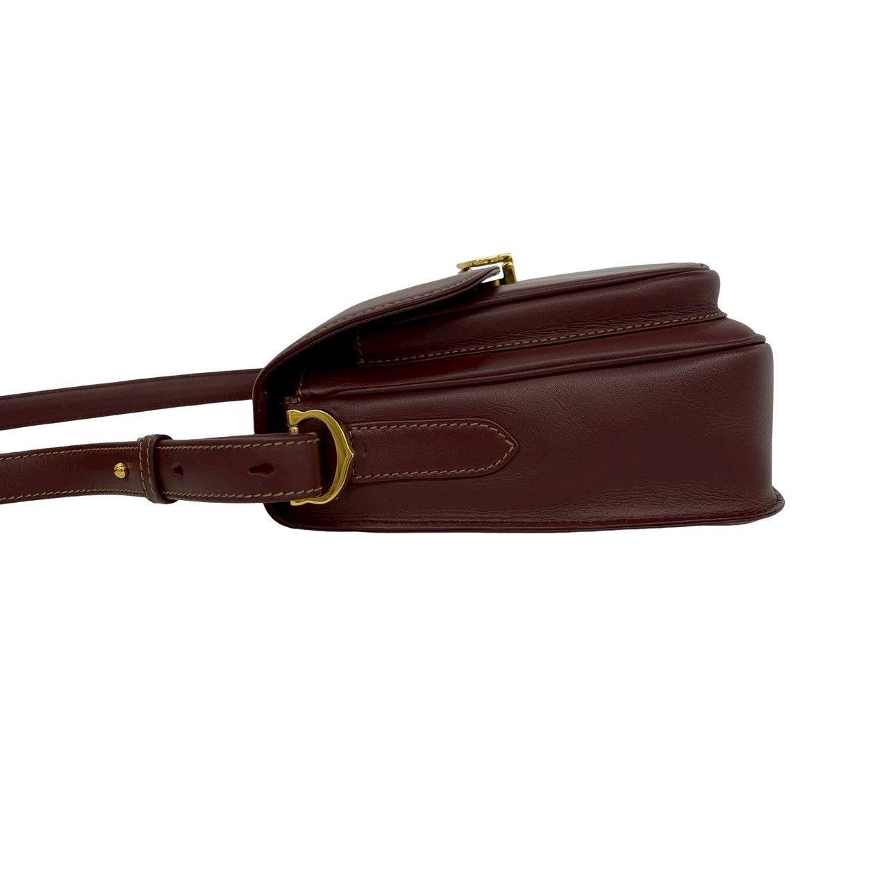 極 美品 CARTIER カルティエ ヴィンテージ マストライン レザー 本革