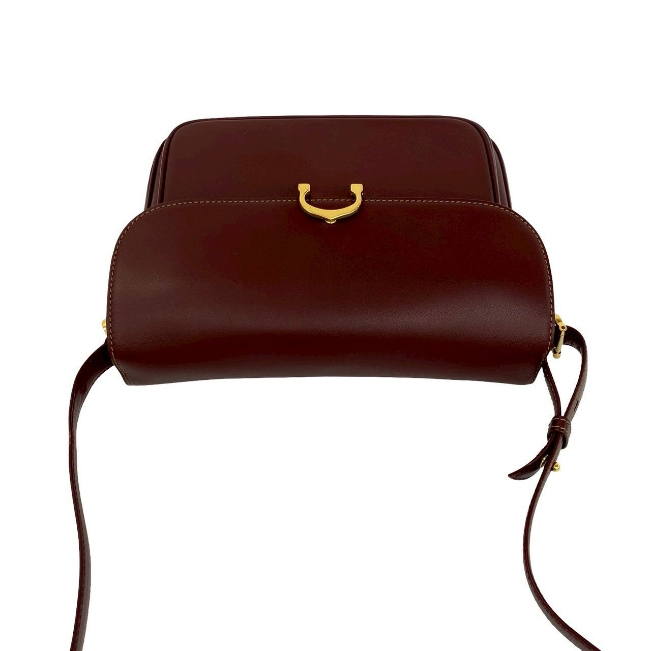極 美品 CARTIER カルティエ ヴィンテージ マストライン レザー 本革