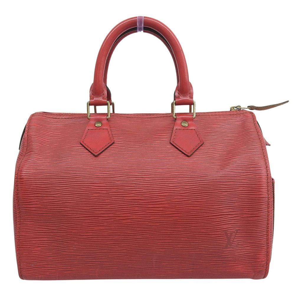 【本物保証】 ルイヴィトン LOUIS VUITTON エピ スピーディ25 M43017 ハンドバッグ ミニボストンバッグ カスティリアンレッド