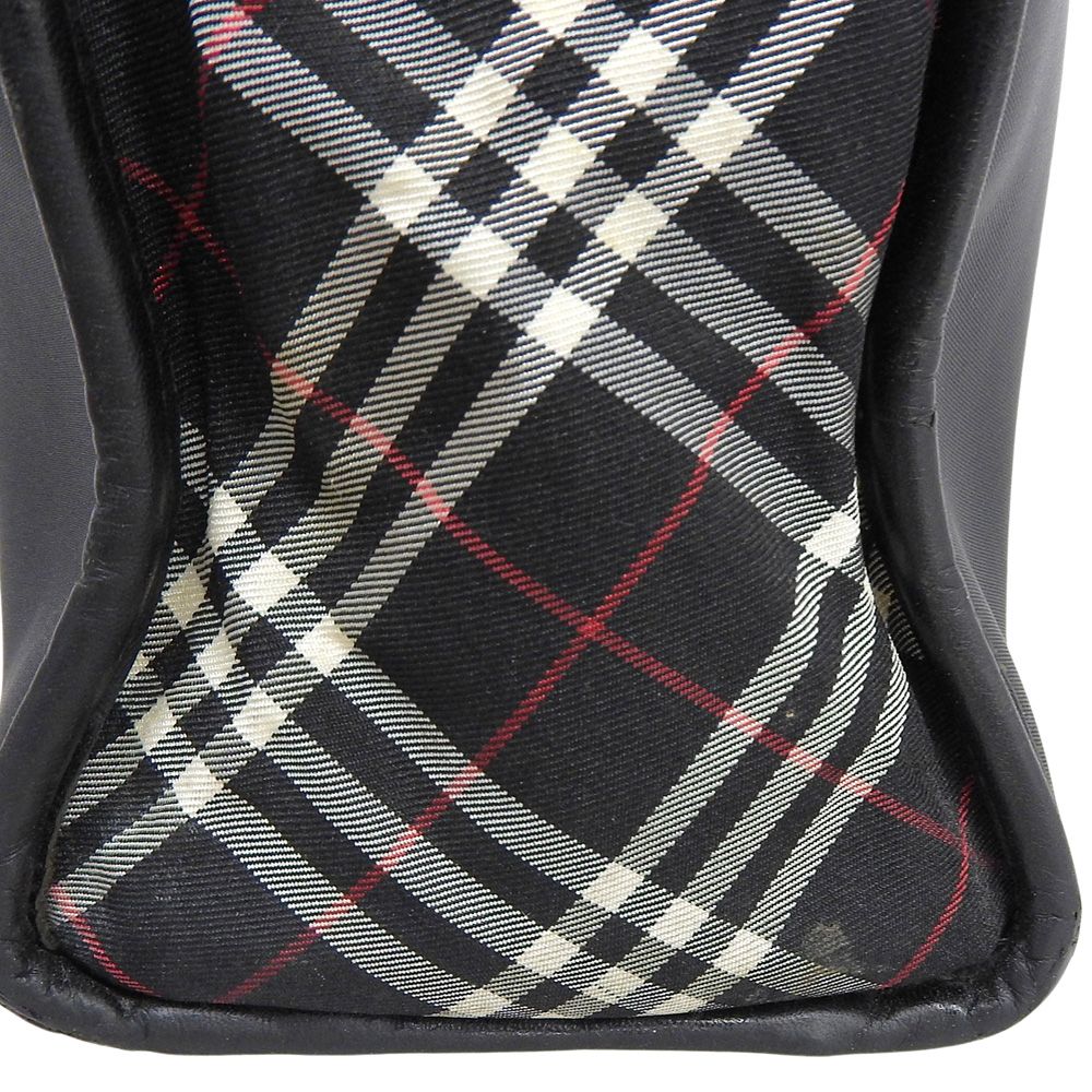 本物 バーバリー BURBERRY ナイロン レザー メッセンジャーバッグ A4