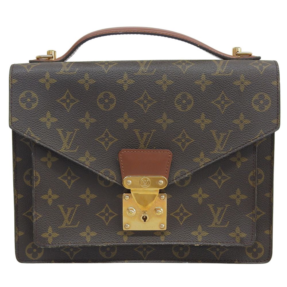 本物保証】 ルイヴィトン LOUIS VUITTON モノグラムモンソー 28 M51185