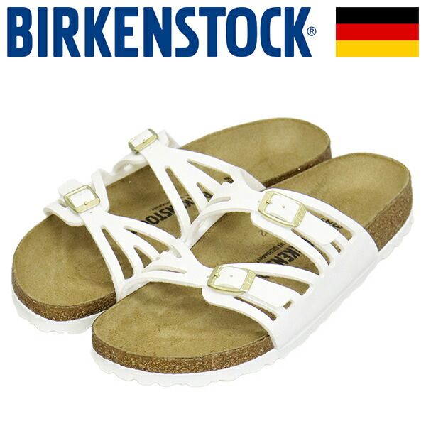 BIRKENSTOCK (ビルケンシュトック) 1031556 GRANADA グラナダ ビルコフローサンダル WHITE ナロー BI551 ナロー 38-約24.5cm