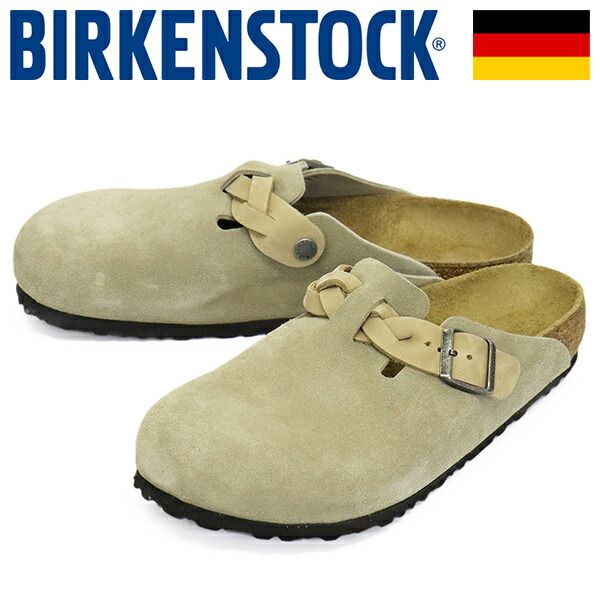 BIRKENSTOCK (ビルケンシュトック) 1026667 BOSTON BRAIDED ボストン ブレイデッド スエードレザーサンダル TAUPE レギュラー BI517 レギュラー 42-約27.0cm