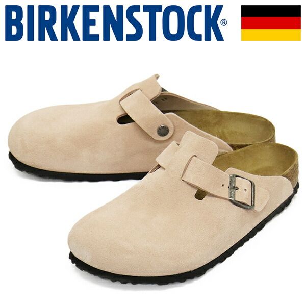 BIRKENSTOCK (ビルケンシュトック) 1031618 BOSTON ボストン スエードレザーサンダル PINK CLAY レギュラー BI548 レギュラー 42-約27.0cm