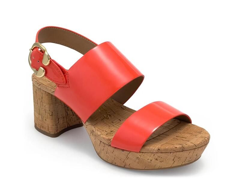 エアロソールズ レディース シューズ サンダル プラットフォーム Aerosoles Camera Platform Sandal Orange オレンジ