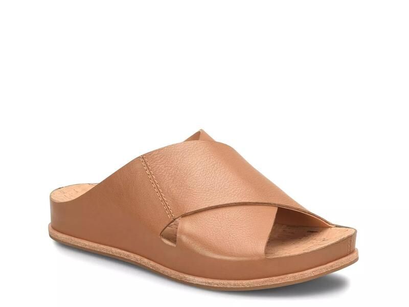コークイーズ レディース シューズ サンダル KorkEase Tutsi Cross Band Sandal Dark Brown ブラウン