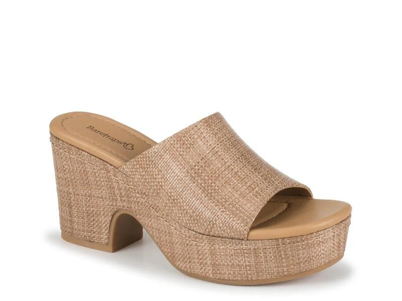 ベアトラップス レディース シューズ サンダル プラットフォーム Baretraps Teah Platform Sandalight Brown ブラウン
