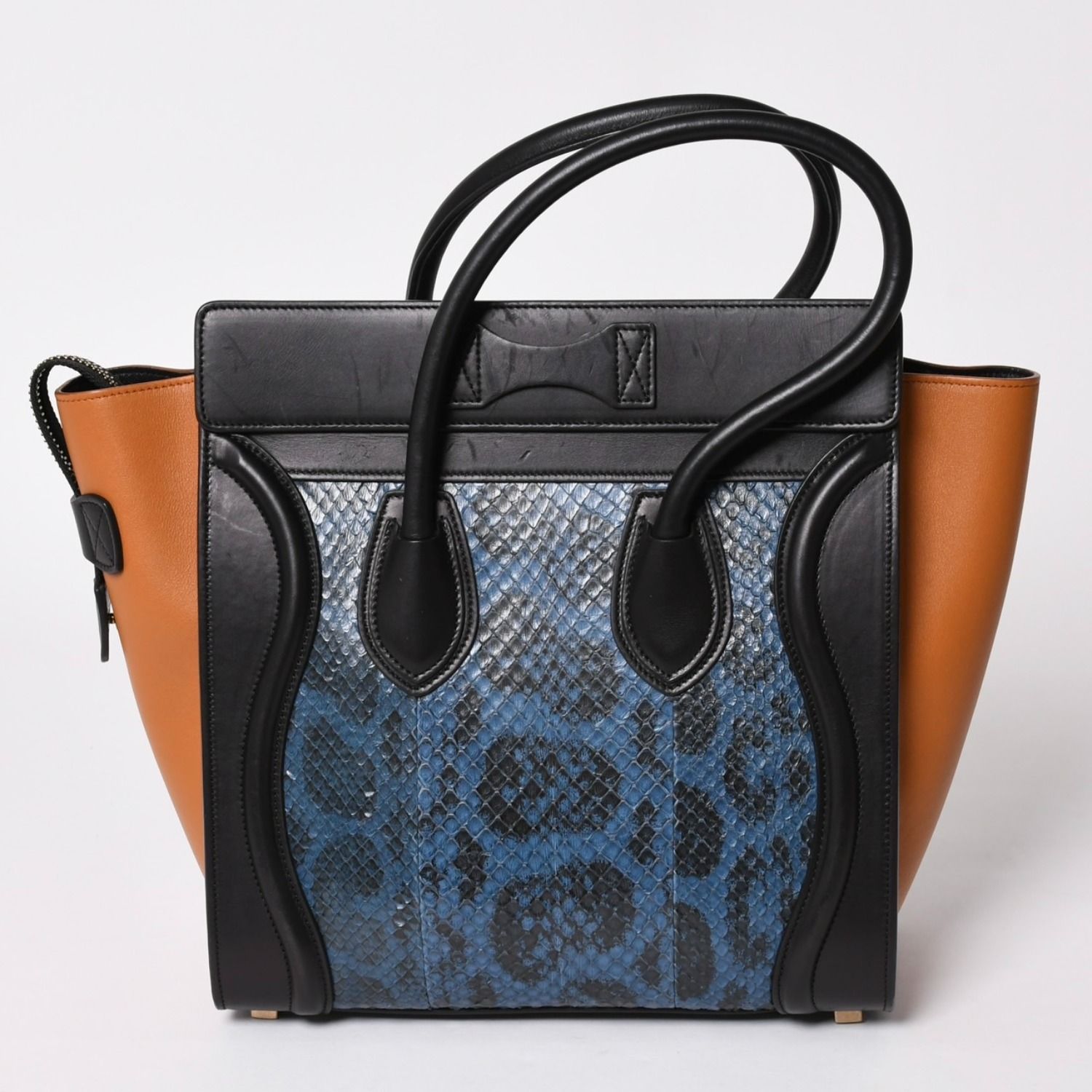 極美品 CELINE セリーヌ ラゲージマイクロショッパー ショルダーバッグ