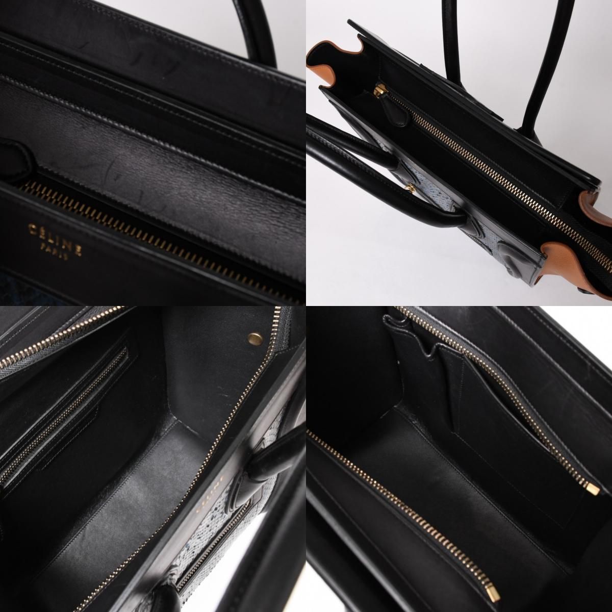 極美品 CELINE セリーヌ ラゲージマイクロショッパー ショルダーバッグ 