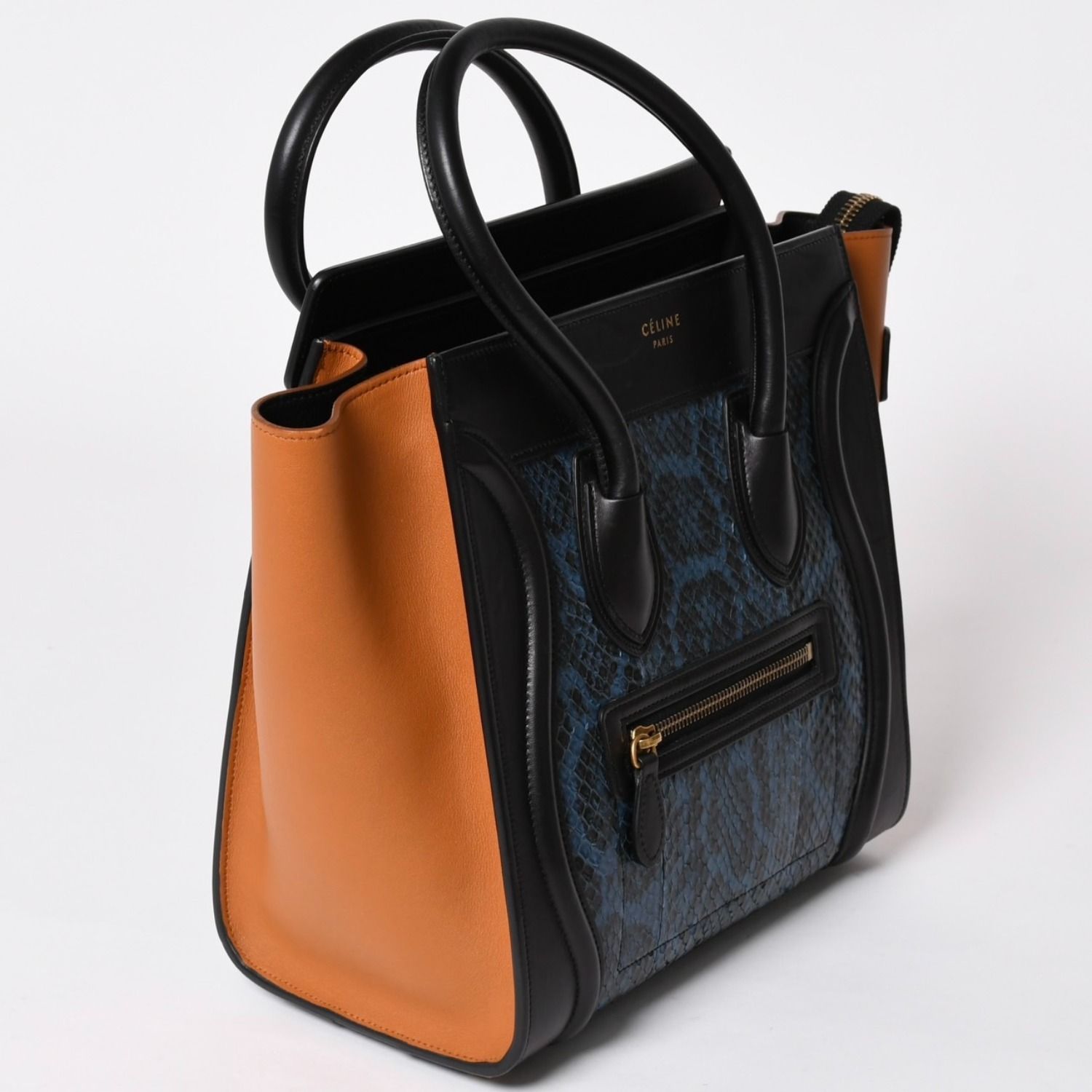 極美品 CELINE セリーヌ ラゲージマイクロショッパー ショルダーバッグ 