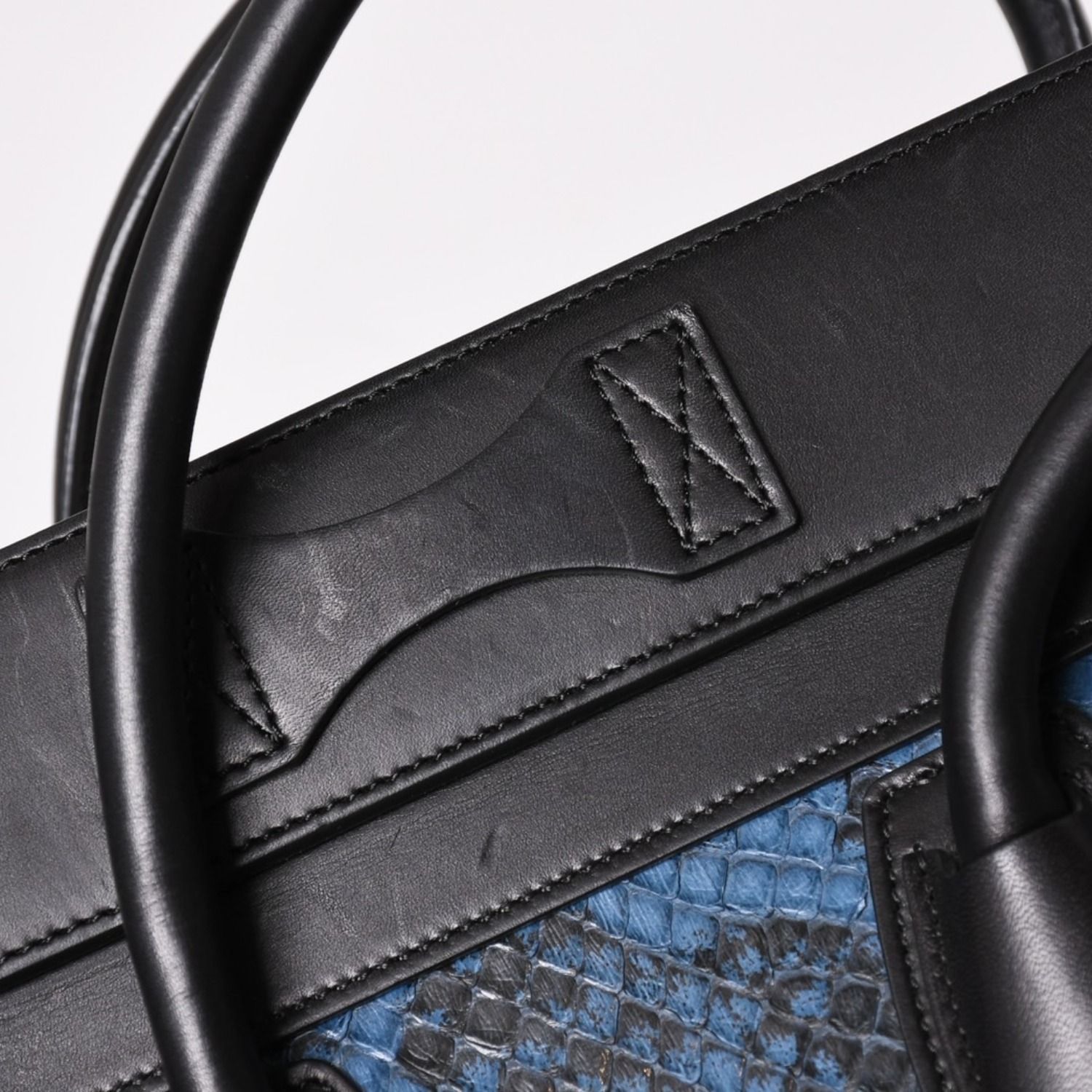 極美品 CELINE セリーヌ ラゲージマイクロショッパー ショルダーバッグ 