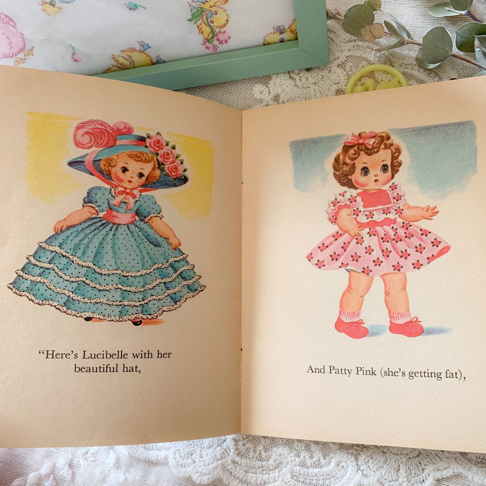 ヴィンテージ絵本 LITTLE LOST DOLL ジャンクジャーナル素材 洋書 古書