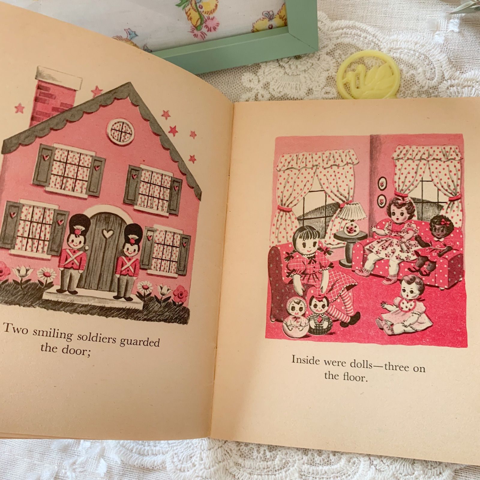 ヴィンテージ絵本 LITTLE LOST DOLL ジャンクジャーナル素材 洋書 古書
