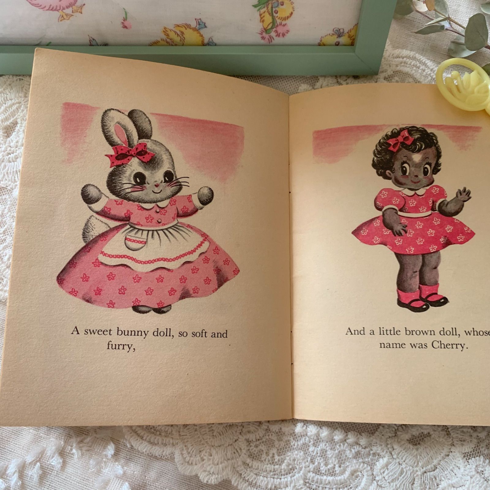 ヴィンテージ絵本 LITTLE LOST DOLL ジャンクジャーナル素材 洋書 古書