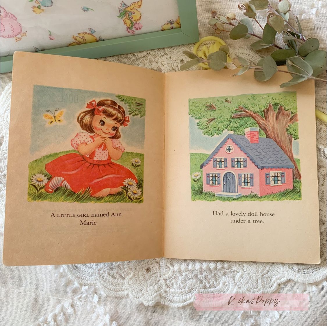ヴィンテージ絵本 LITTLE LOST DOLL ジャンクジャーナル素材 洋書 古書