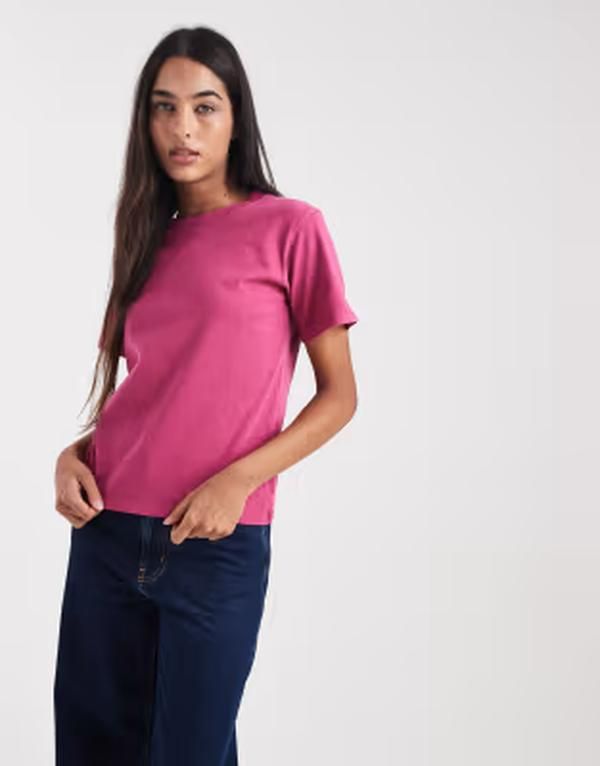 コットンオン レディース トップス Tシャツ Cotton easy Tshirt in dark lotus Dark lotus