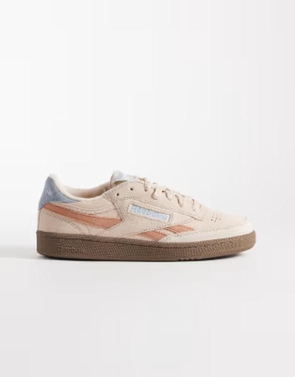 リーボック レディース シューズ スニーカー ヴィンテージ Reebok Club C Revenge Vintage sneakers and orange BEIGE ベージュ