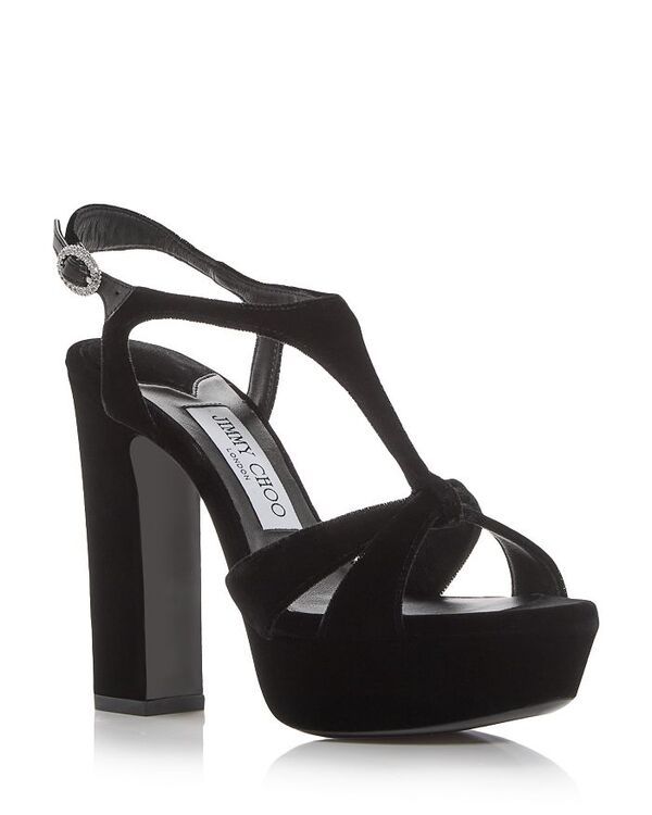 ジミーチュー レディース シューズ サンダル プラットフォーム Jimmy Choo Womens Kesia 120 Platform Sandals Black ブラック
