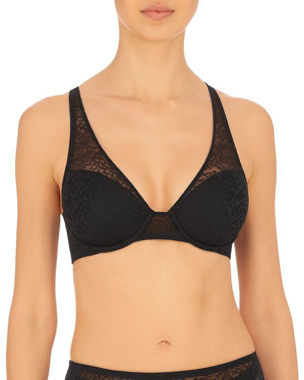 ナトリ レディース アンダーウェア ブラジャー Natori Pretty Smooth Full Fit Smoothing Contour Underwire Bra Black ブラック