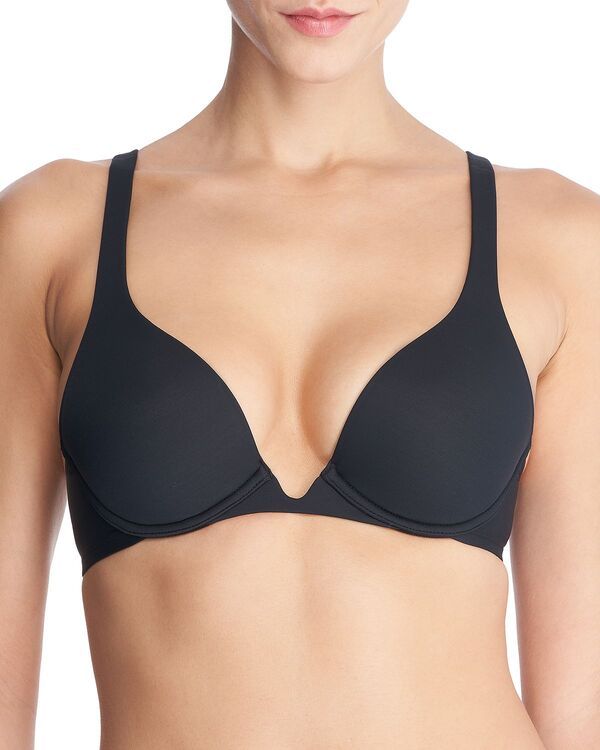 ナトリ レディース アンダーウェア ブラジャー Natori Verge Convertible Plunge Contour Underwire Bra Black ブラック