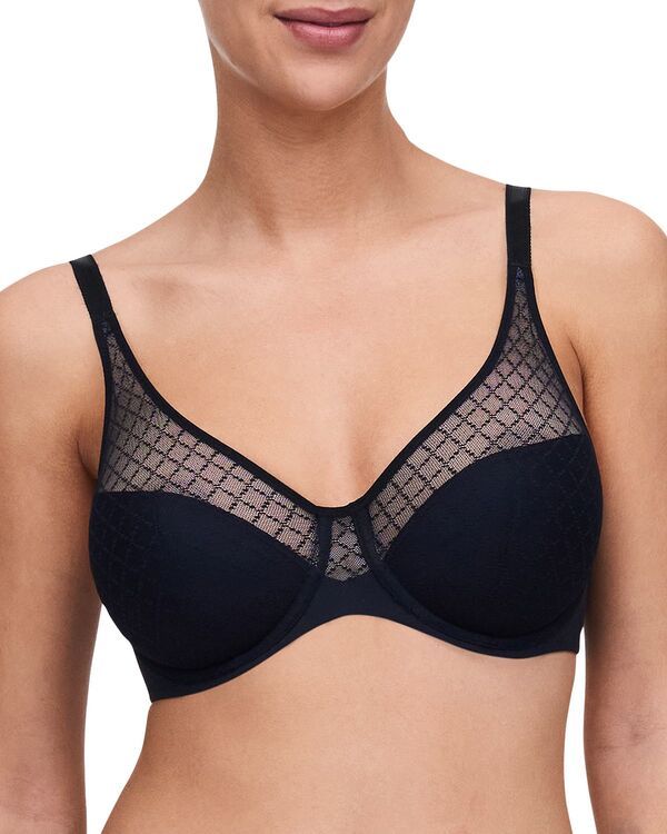 シャントル レディース アンダーウェア ブラジャー Chantelle Norah Chicomfort Underwire Bra Black ブラック