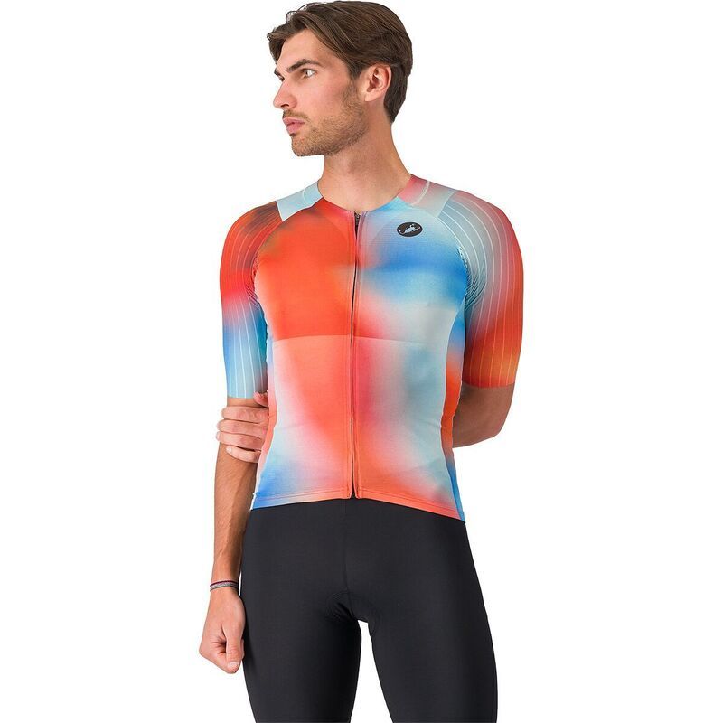 カステリ メンズ トップス Tシャツ Castelli Free Speed 3 Race Tri Top Mens PaprikaWinter Sky