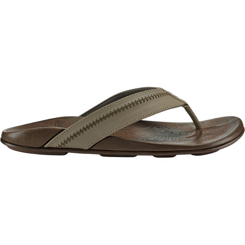 オルカイ メンズ シューズ サンダル Olukai Hiapo Flip Flop Mens ClayMustang