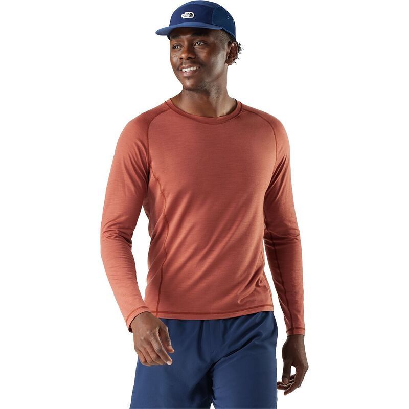 スマートウール メンズ トップス シャツ 長袖 Smartwool Merino Sport Ultralite LongSleeve Shirt Mens Burnt Sienna