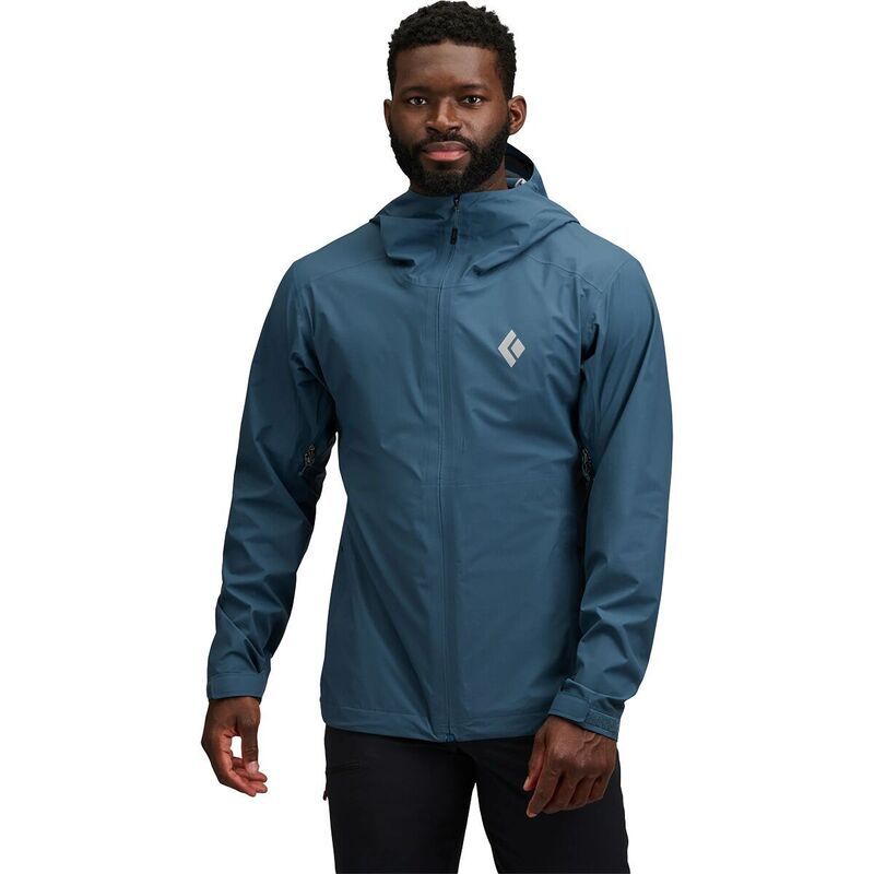 ブラックダイヤモンド メンズ アウター ジャケット・ブルゾン Black Diamond Strataline Stretch Shell Jacket Mens Midnight Blue ブルー
