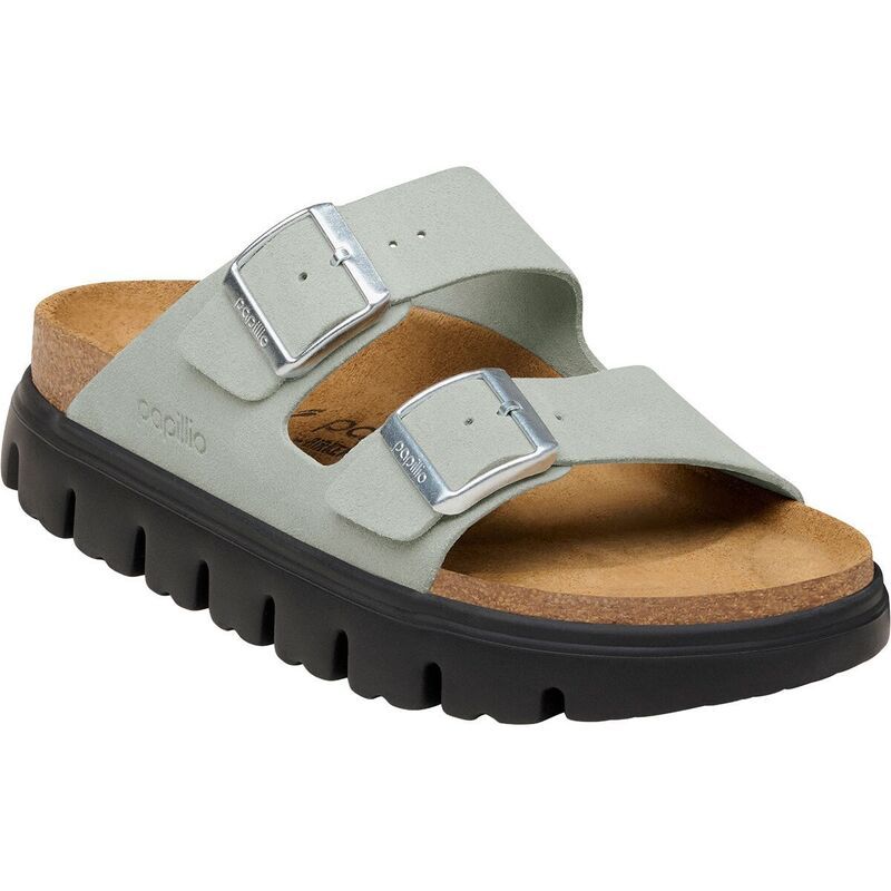 ビルケンシュトック レディース シューズ サンダル スエード Birkenstock Arizona Chunky Suede Narrow Sandal Womens Pure Sage Suede セージ