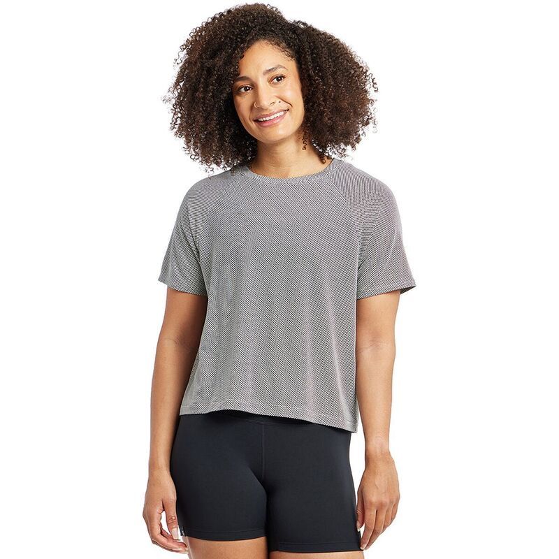 オイセル レディース トップス Tシャツ 半袖 Oiselle Flyout Boxy ShortSleeve Shirt Womens BlackWhite ホワイト