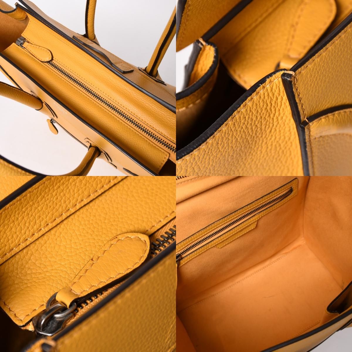 極美品 CELINE セリーヌ ラゲージ ミニショッパー ショルダーバッグ 