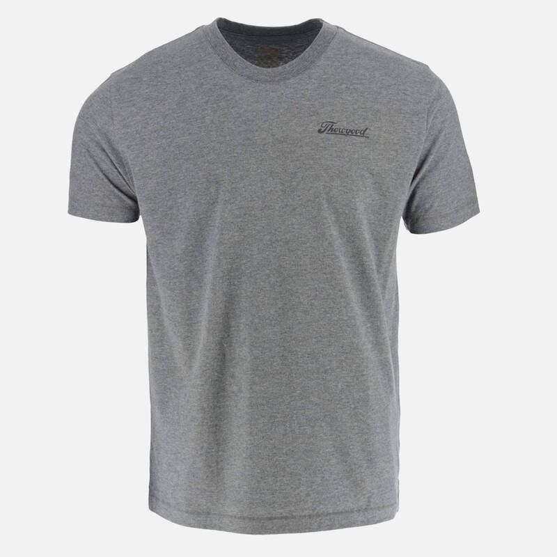 ソログッド レディース トップス Tシャツ ヴィンテージ ロゴ Mens Thorogood Workwear Vintage Classic Logo Short Sleeve TShirt Dry Heather Gray グレー