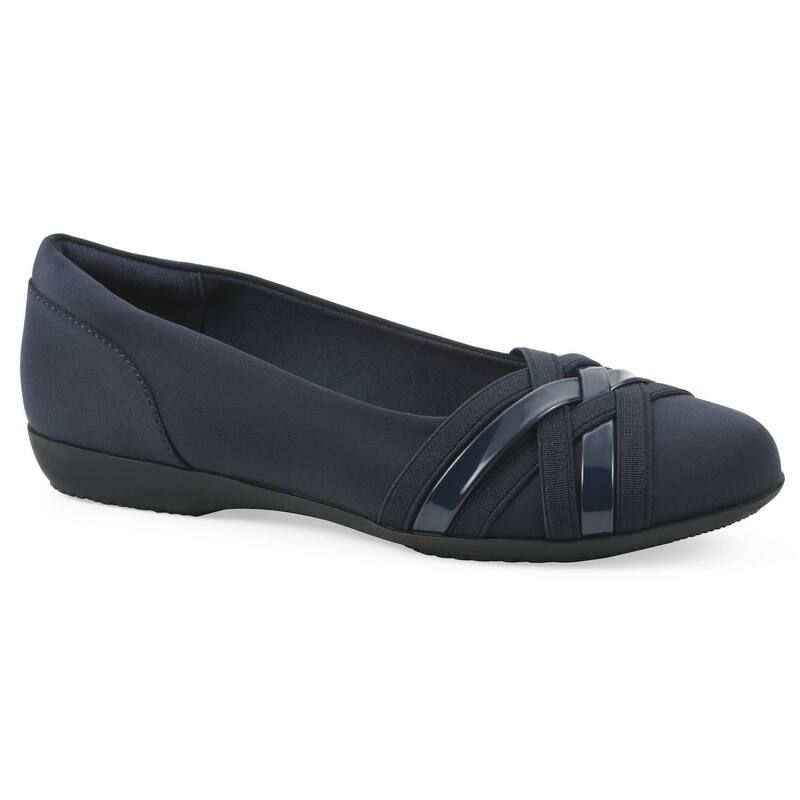 クリフバイホワイトマウンテン レディース シューズ サンダル Cliffs by White Mountain Chic Womens Ballet Flats Navy Nylon ネイビー