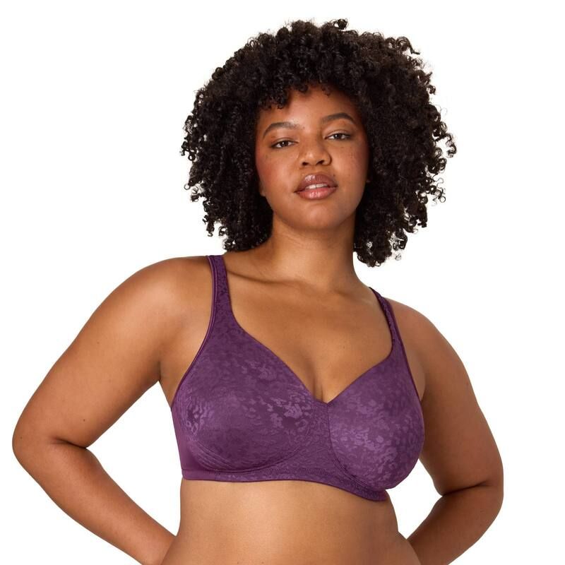 プレイテックス レディース アンダーウェア ブラジャー Playtex 18 Hour Ultimate Lift Support Wireless Bra 4745 Plumajestic プラム