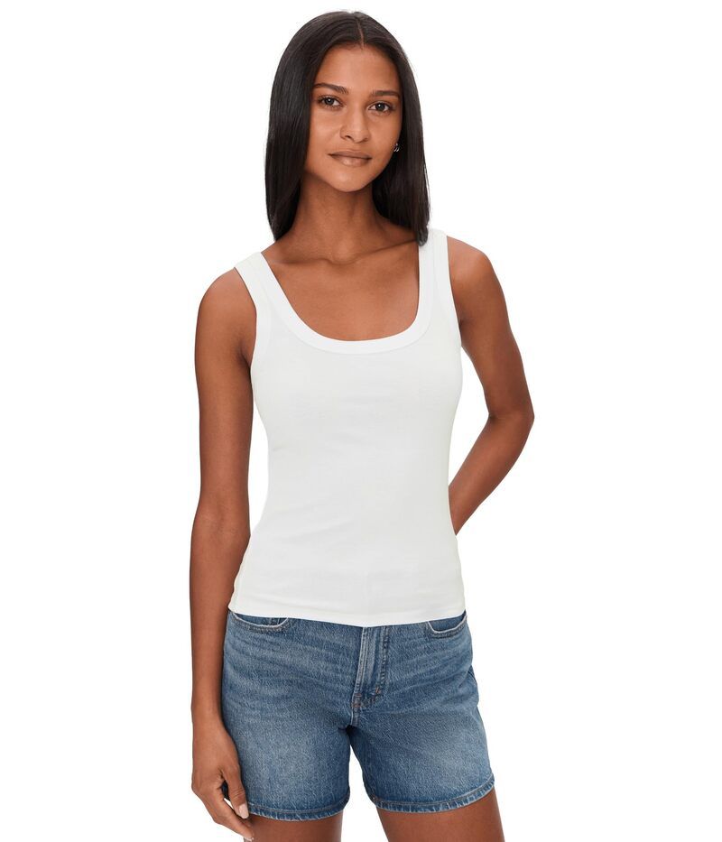 スプレンディット レディース トップス シャツ Splendid Josie Tank White ホワイト