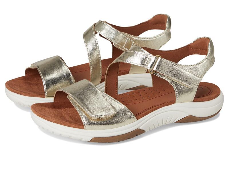 コブ ヒル レディース シューズ サンダル Cobb Hill Fiah Gold Leather ゴールド