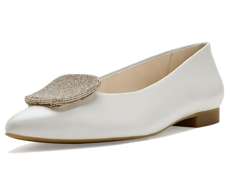 ポール・グリーン レディース シューズ サンダル Paul Green Dancer Flats Ivory Pearl アイボリー