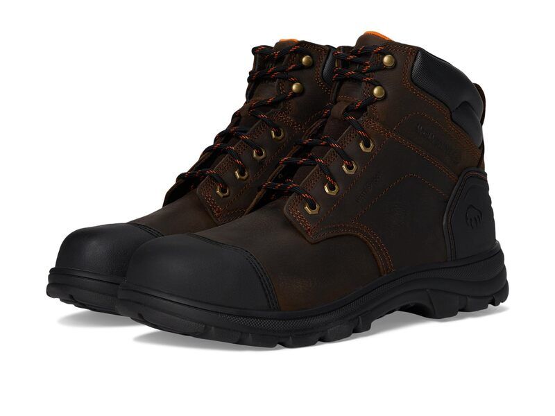 ウルヴァリン メンズ シューズ ブーツ・レインブーツ キャップ Wolverine Carlsbad CapToe 6 Brown ブラウン