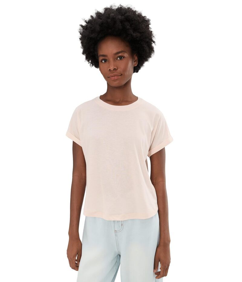 スプレンディット レディース トップス シャツ Splendid Skye Short Sleeves Tee Rose Petal